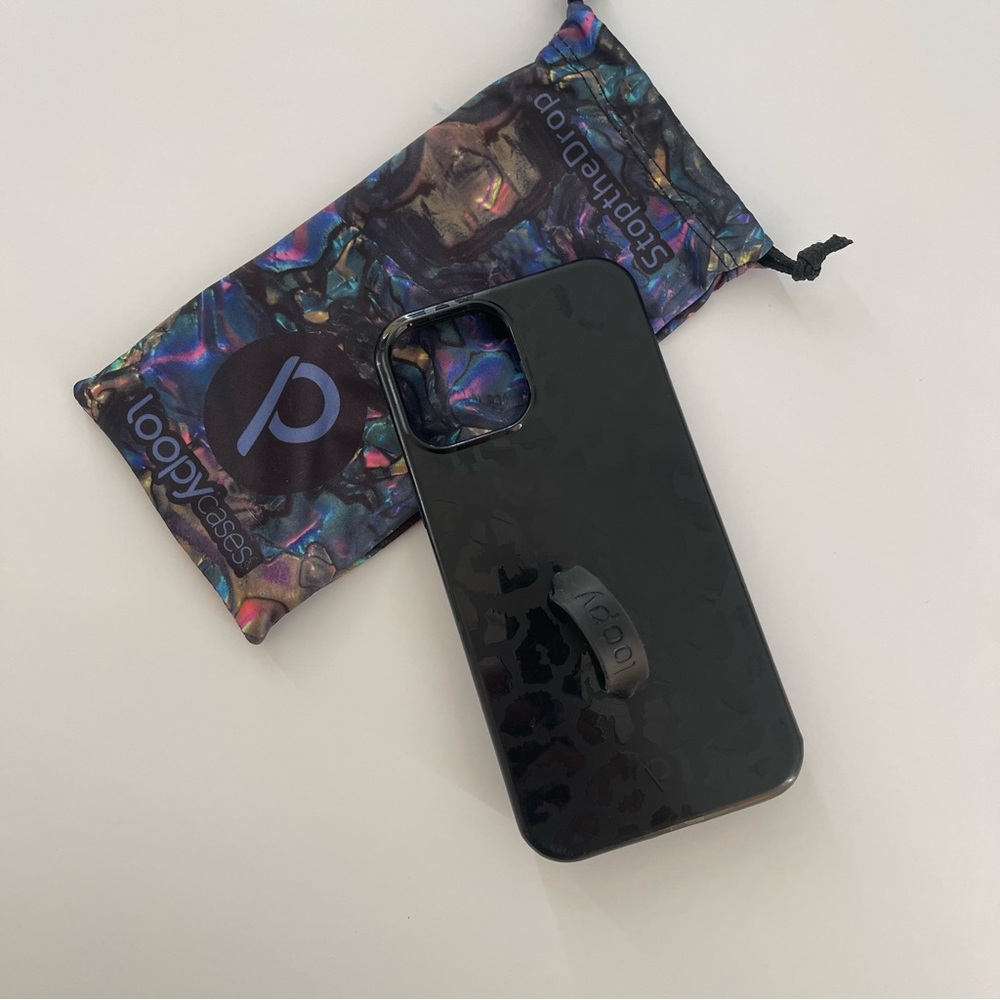 Loopy iPhone 12 Pro Max black leopard